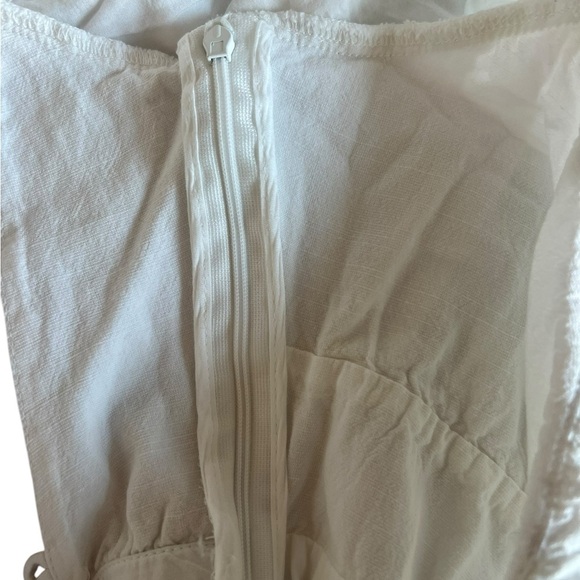 Louna Tie-Back Mini Dress – White – Size Medium – Flirty & Chic! - Picture 9 of 9